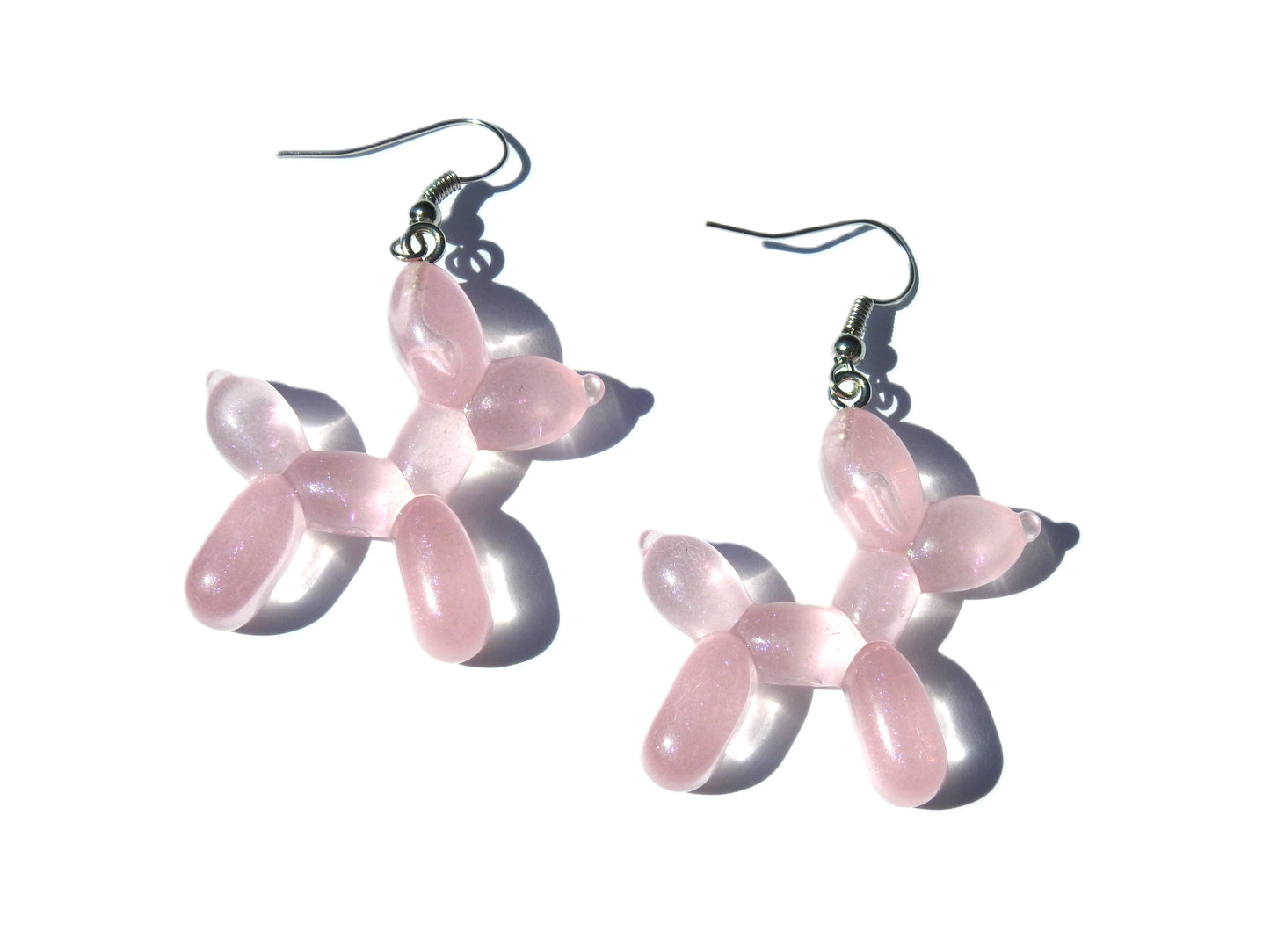 3-D Dog Ballon Drop Earrings