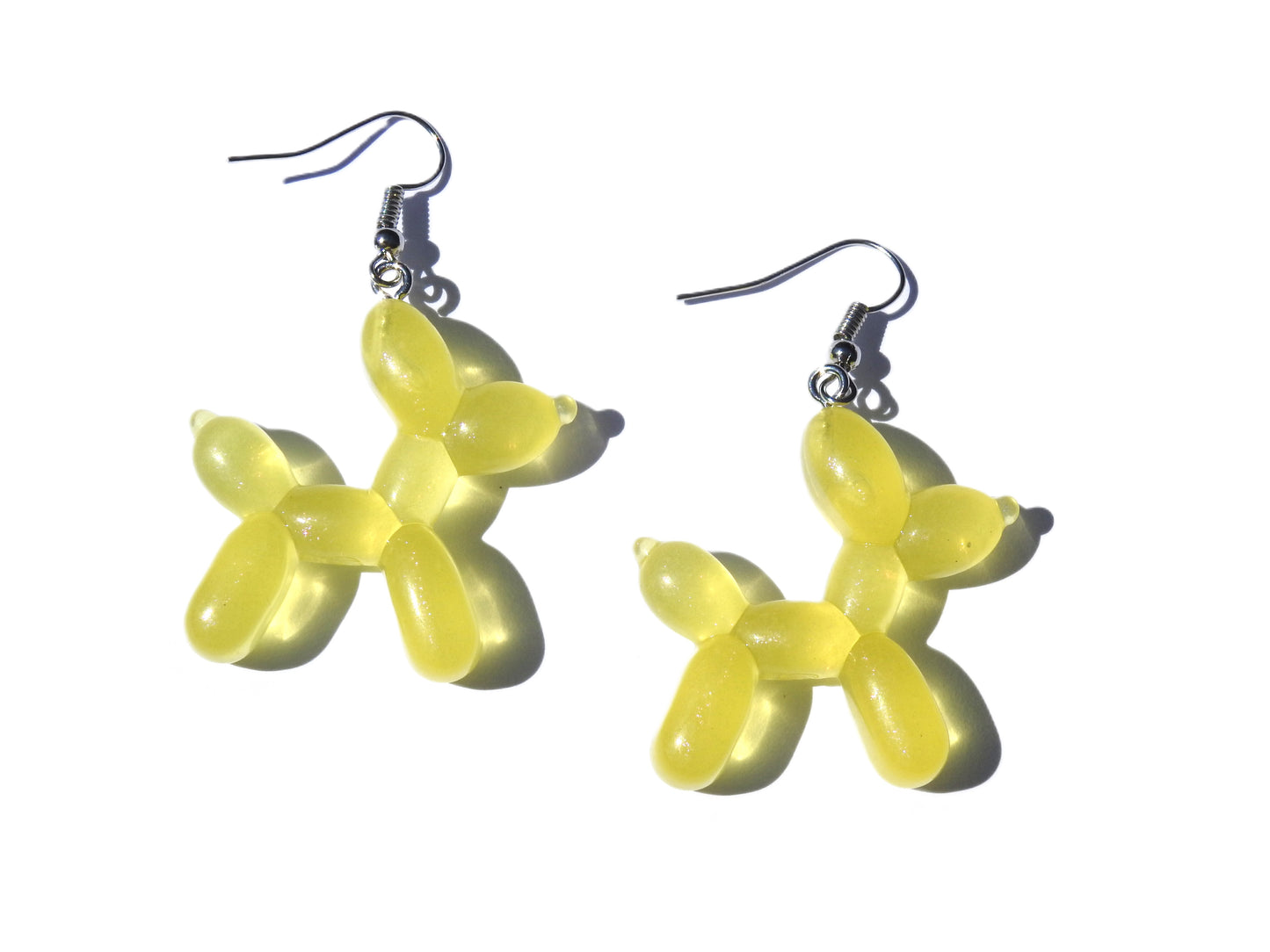 3-D Dog Ballon Drop Earrings