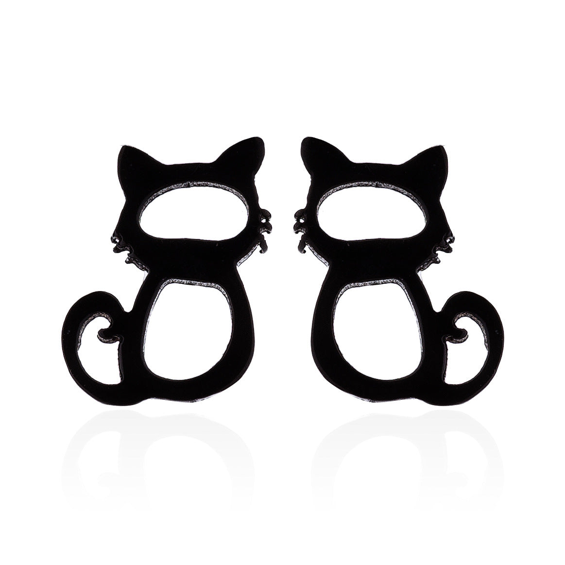 Sitting Cat Stud Earrings