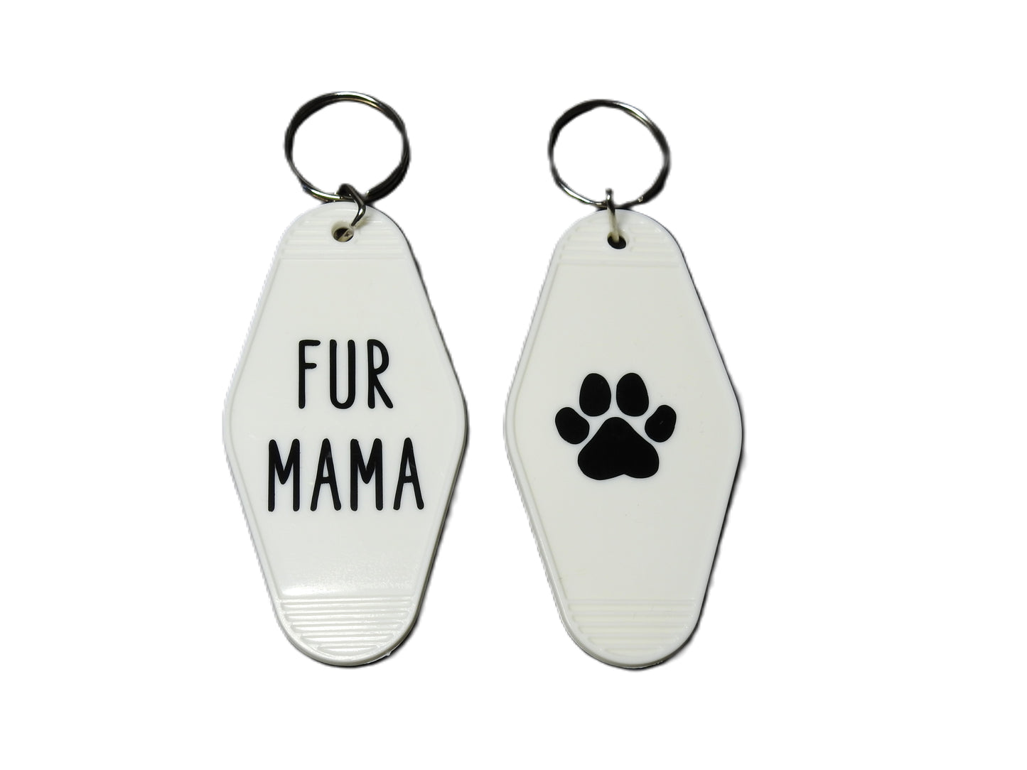 Vintage Hotel/Motel Plastic Dog/Cat Key Chains