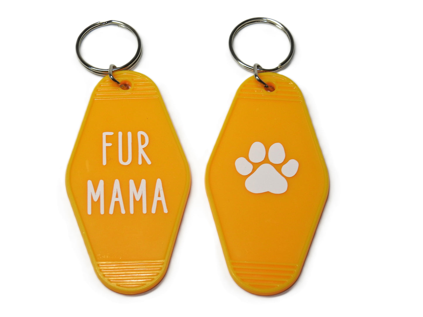 Vintage Hotel/Motel Plastic Dog/Cat Key Chains