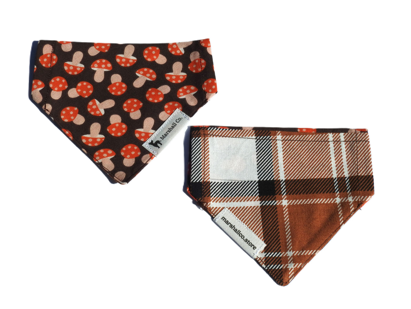 Retro Fungi Design Pet Bandana