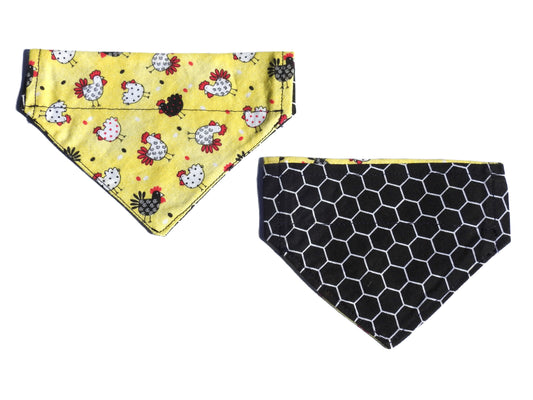 Mini Chicken Design Pet Bandana